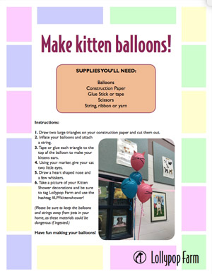Kitten Balloons