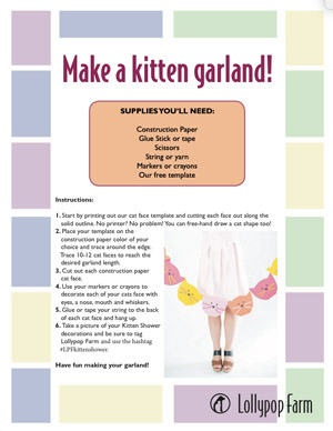 Kitten Garland