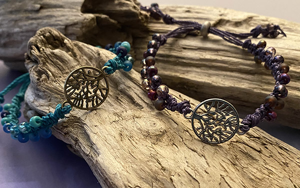 Beading for Bunnies Tree of Life bracelet