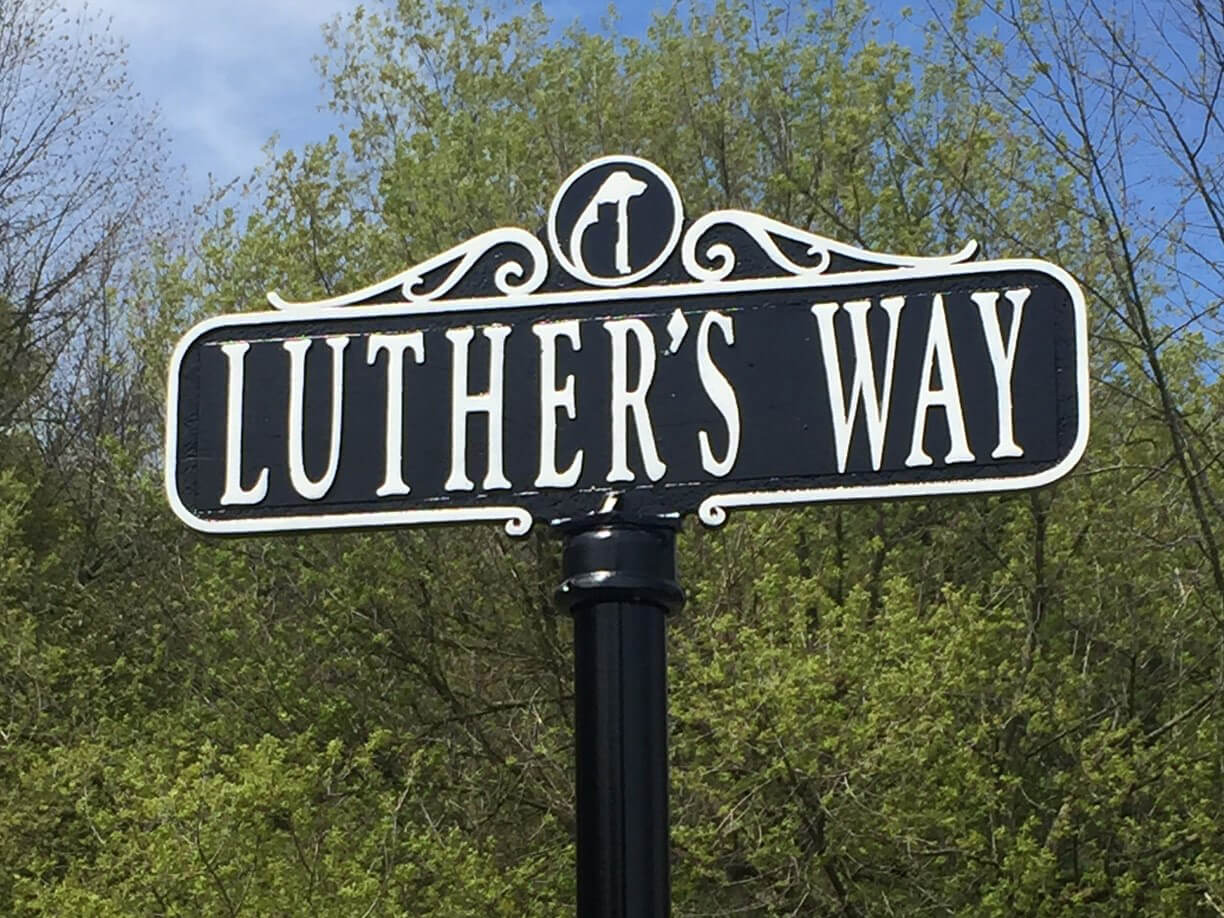 Street Sign – Luthers Way